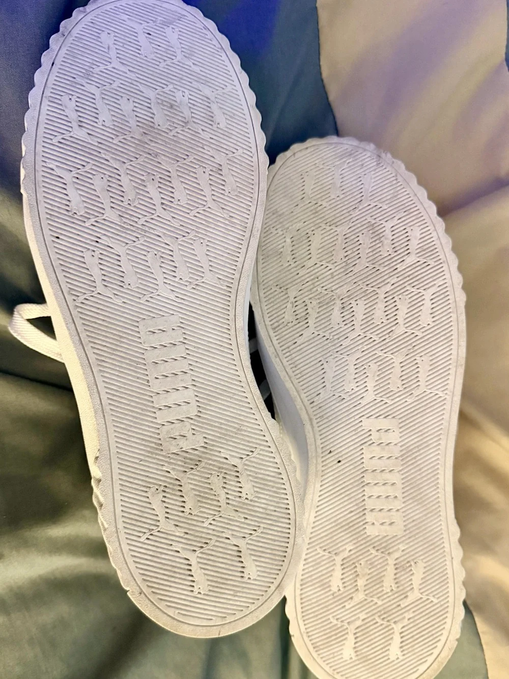 Puma Women’s Carina 3.0 White Low-Top Leather Sneakers